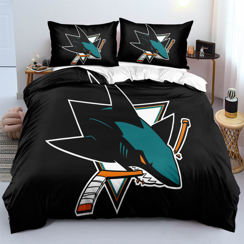 San Jose Sharks Bed Set Quilt Sets Quilts Bedroom Bedding Sets