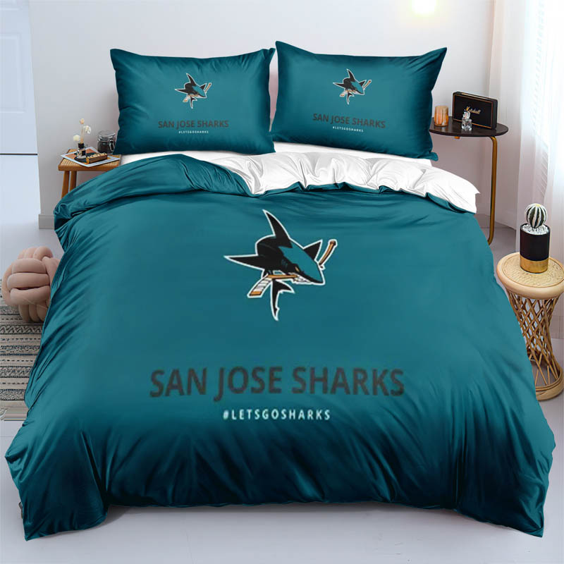 San Jose Sharks Bed Sets Quilt Sets Quilts Bedroom Bedding Sets