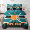san jose sharks bedding set quilt set quilt bedroom bedding sets v16