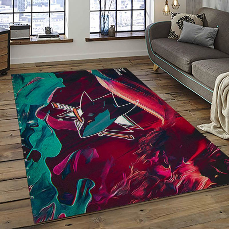San Jose Sharks Rug San Jose Sharks Carpet Bathroom Rugs Indoor Rugs