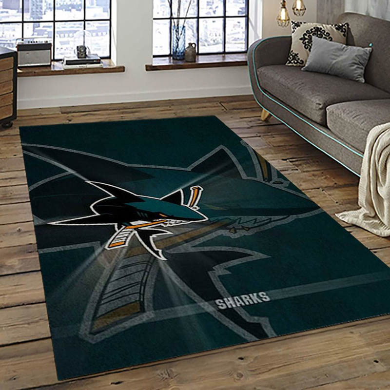 San Jose Sharks Rug San Jose Sharks Carpet Bedroom Area Rug Indoor Outdoor Rugs