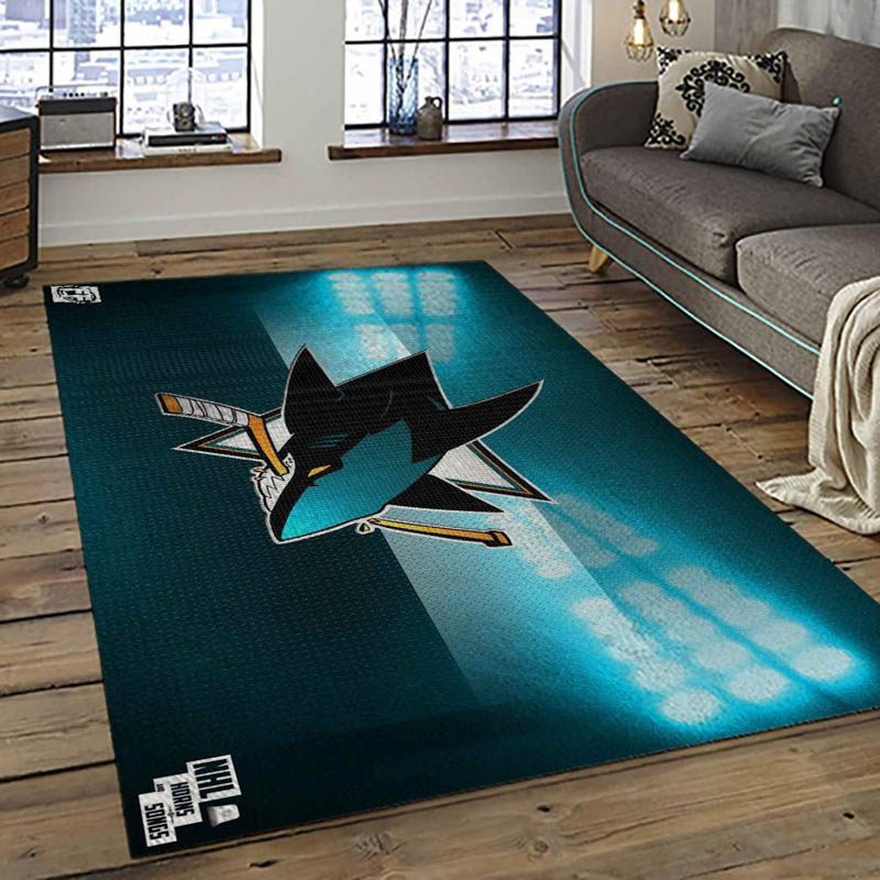 San Jose Sharks Rug San Jose Sharks Carpet Bedroom Area Rug Indoor Rug
