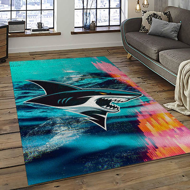 San Jose Sharks Rug San Jose Sharks Carpet Bedroom Area Rug Outdoor Rug