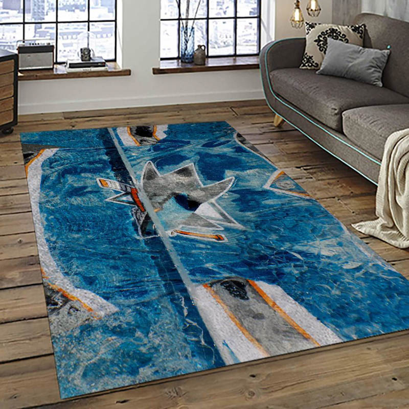 San Jose Sharks Rug San Jose Sharks Carpet Bedroom Rug Outdoor Rug
