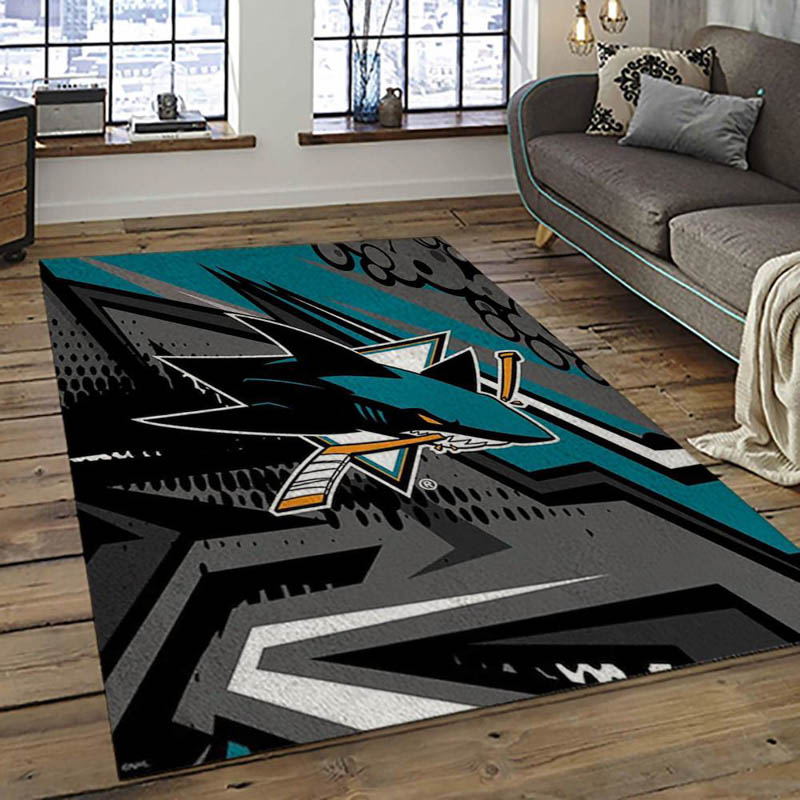 San Jose Sharks Rug San Jose Sharks Carpet Kitchen Rug Outdoor Rugs