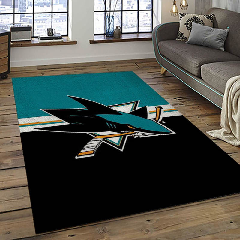 San Jose Sharks Rug San Jose Sharks Carpet Living Room Area Rug Indoor Outdoor Rugs
