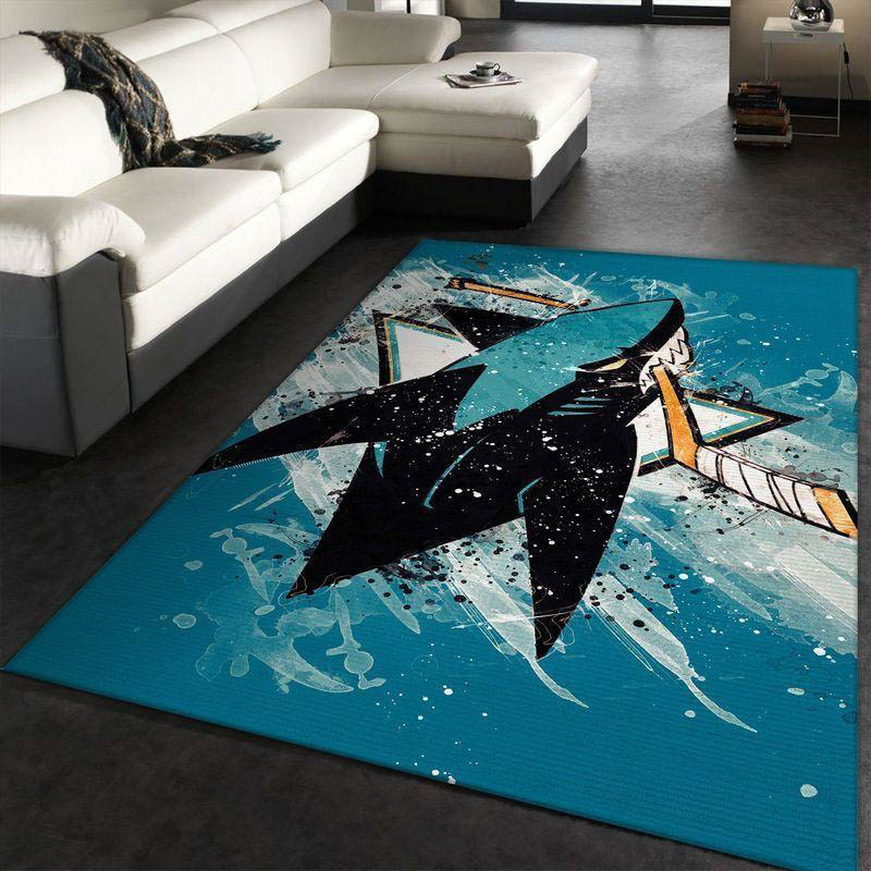 San Jose Sharks Rug San Jose Sharks Carpet Living Room Area Rug Outdoor Rugs