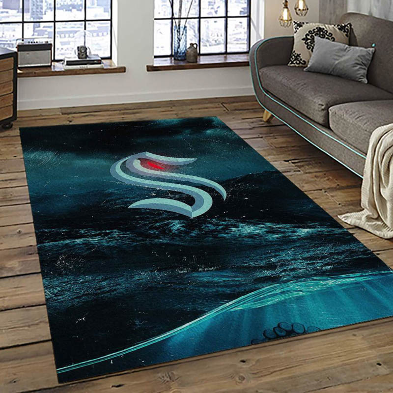 Seattle Kraken Area Rug Seattle Kraken Carpet Living Room Area Rug Indoor Outdoor Rug