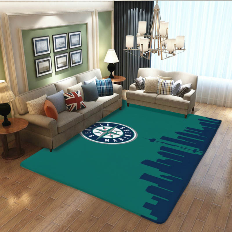 Seattle Mariners Area Rug Seattle Mariners Carpet Dining Room Rug Indoor Rug