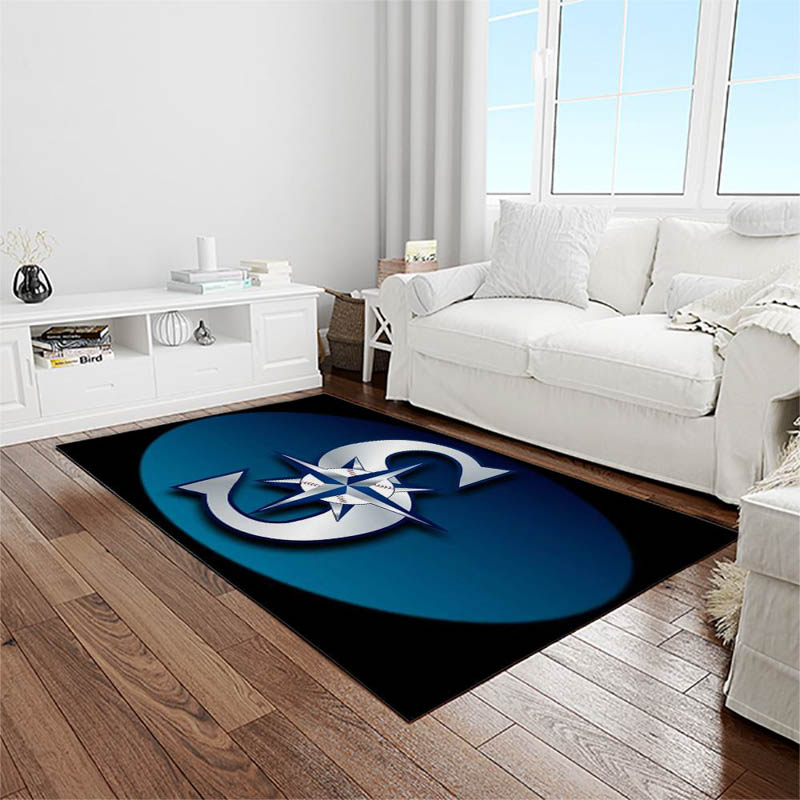 Seattle Mariners Area Rug Seattle Mariners Carpet Living Room Area Rug Indoor Rugs