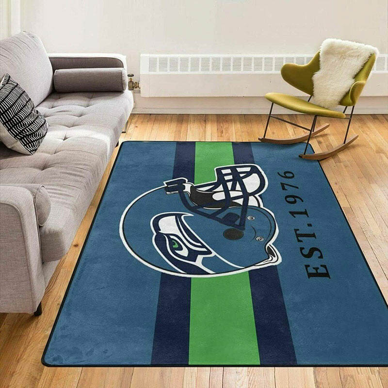 Seattle Seahawks Area Rug Seattle Seahawks Carpet Living Room Area Rug Indoor Rug