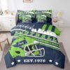 seattle seahawks bed set quilt set quilt bedroom bedding set v2