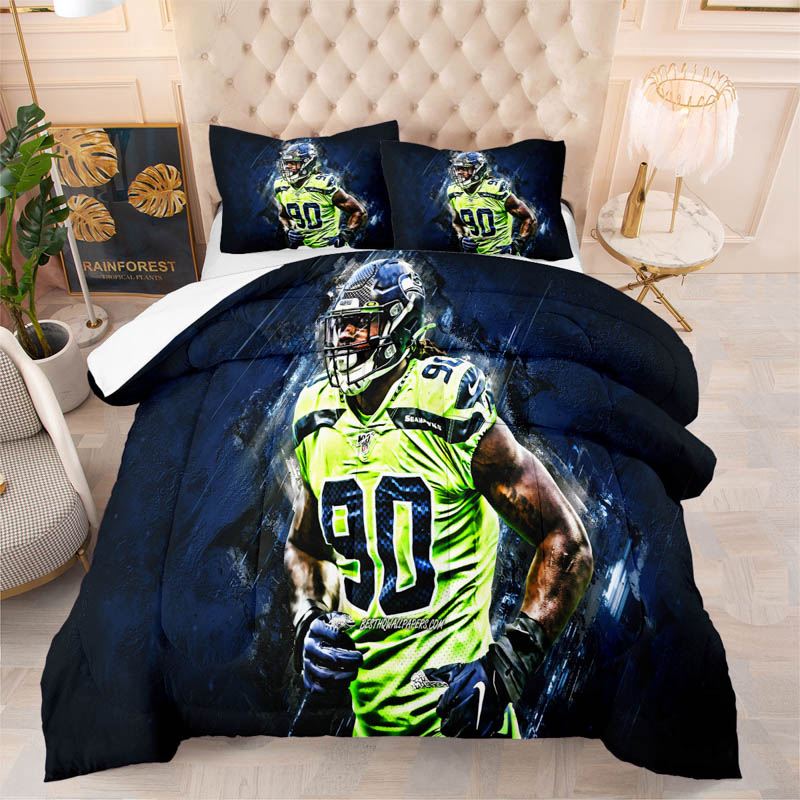 Seattle Seahawks Bed Set Quilt Set Quilt Bedroom Bedding Sets