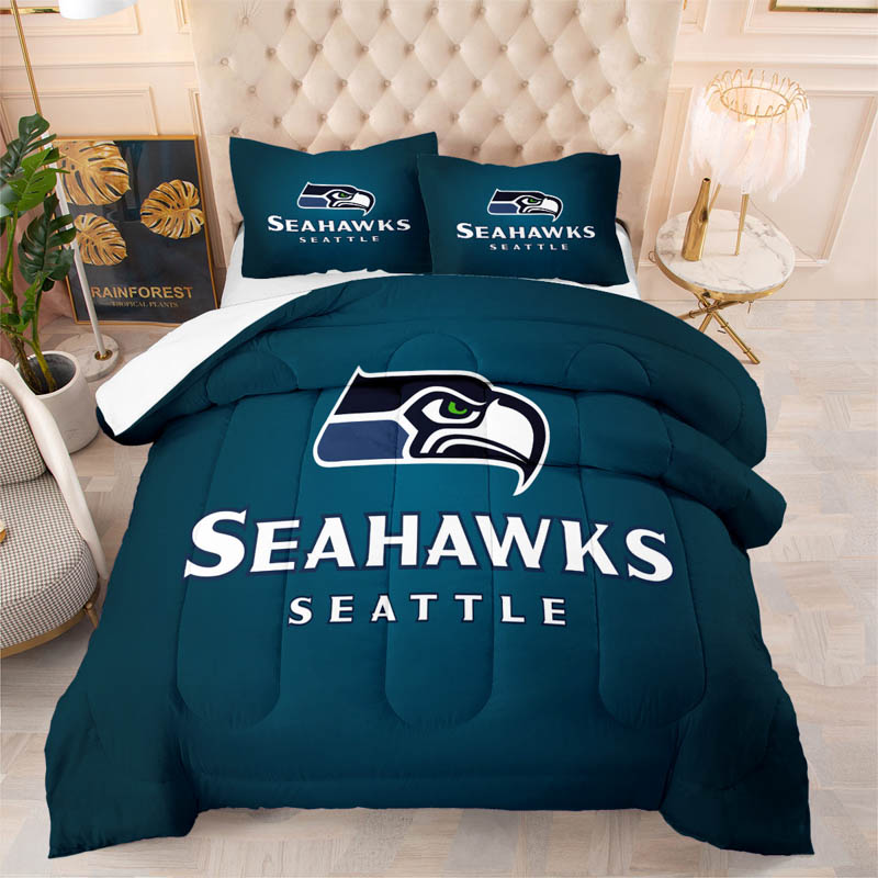 Seattle Seahawks Bed Set Quilt Sets Quilt Bedroom Bedding Set