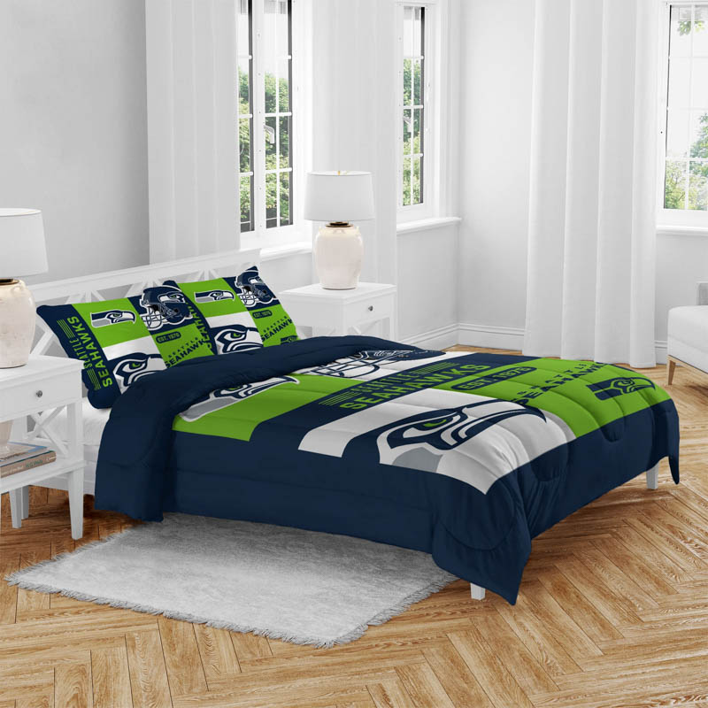 Seattle Seahawks Bed Set Quilt Sets Quilt Bedroom Bedding Sets
