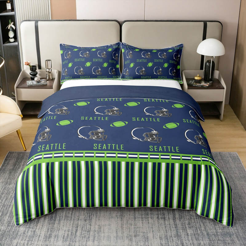 Seattle Seahawks Bed Set Quilt Sets Quilts Bedroom Bedding Set