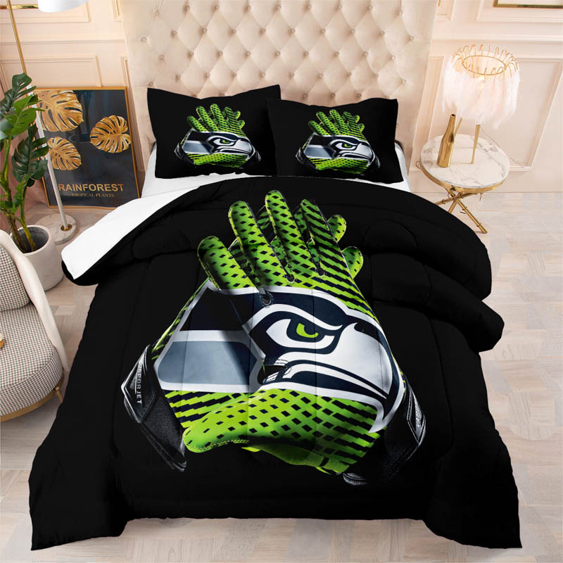 Seattle Seahawks Bed Set Quilt Sets Quilts Bedroom Bedding Sets