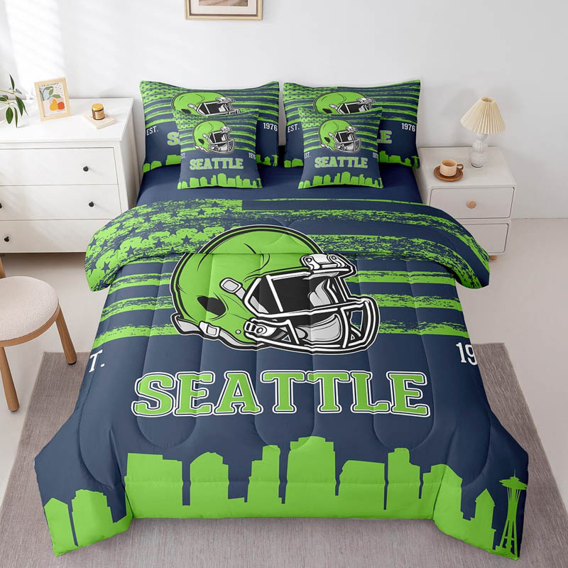 Seattle Seahawks Bed Sets Quilt Sets Quilt Bedroom Bedding Set