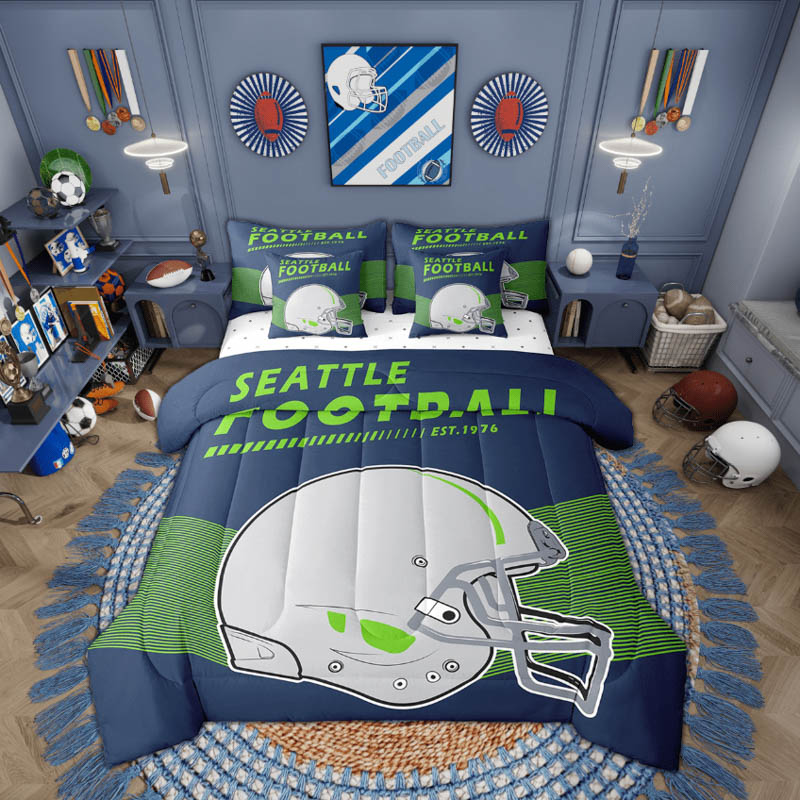 Seattle Seahawks Bed Sets Quilt Sets Quilt Bedroom Bedding Sets