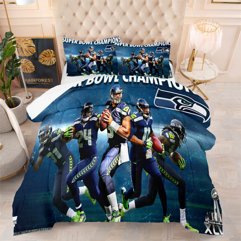 Seattle Seahawks Bed Sets Quilt Sets Quilts Bedroom Bedding Set