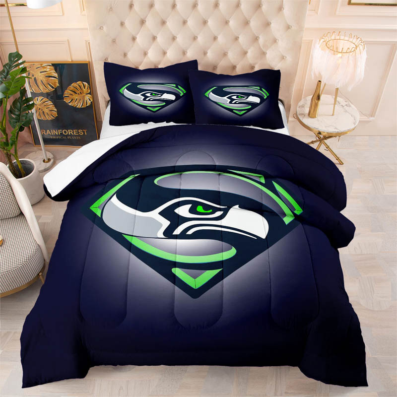 Seattle Seahawks Bedding Set Quilt Set Quilts Bedroom Bedding Sets