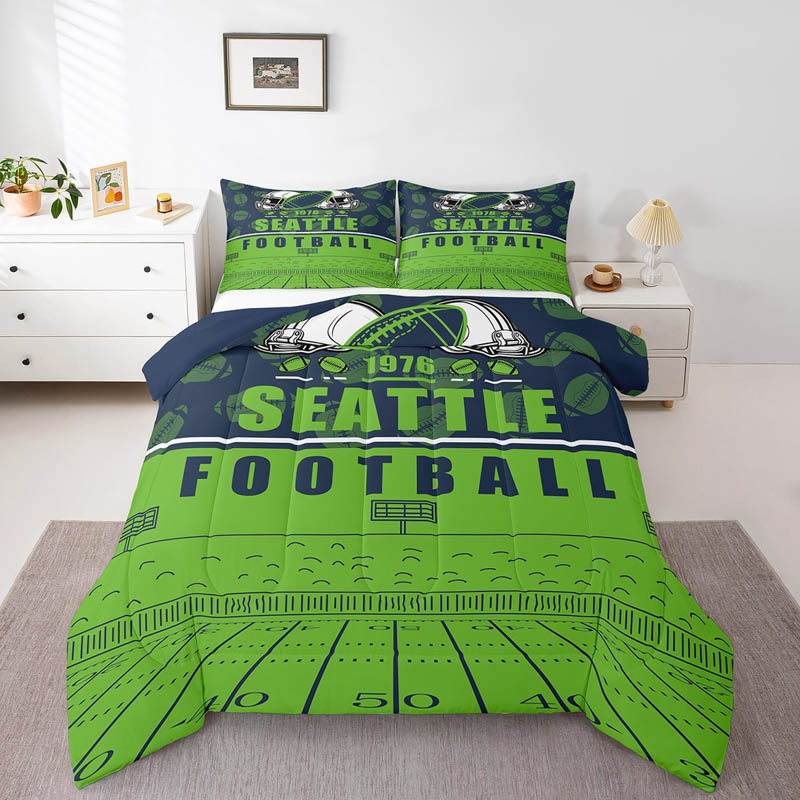 Seattle Seahawks Bedding Set Quilt Sets Quilts Bedroom Bedding Sets