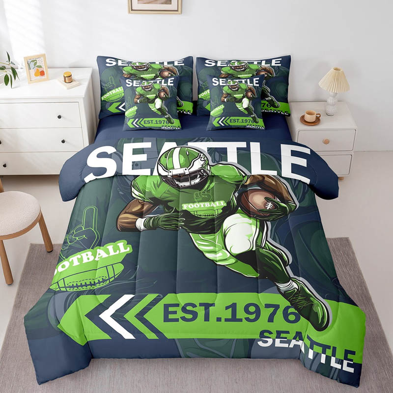 Seattle Seahawks Bedding Sets Quilt Set Quilts Bedroom Bedding Set