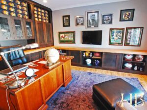 Sports-Themed Home Office
