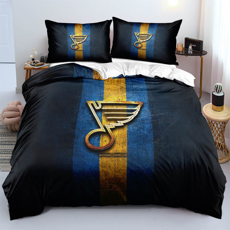St Louis Blues Bed Sets Quilt Set Quilt Bedroom Bedding Sets
