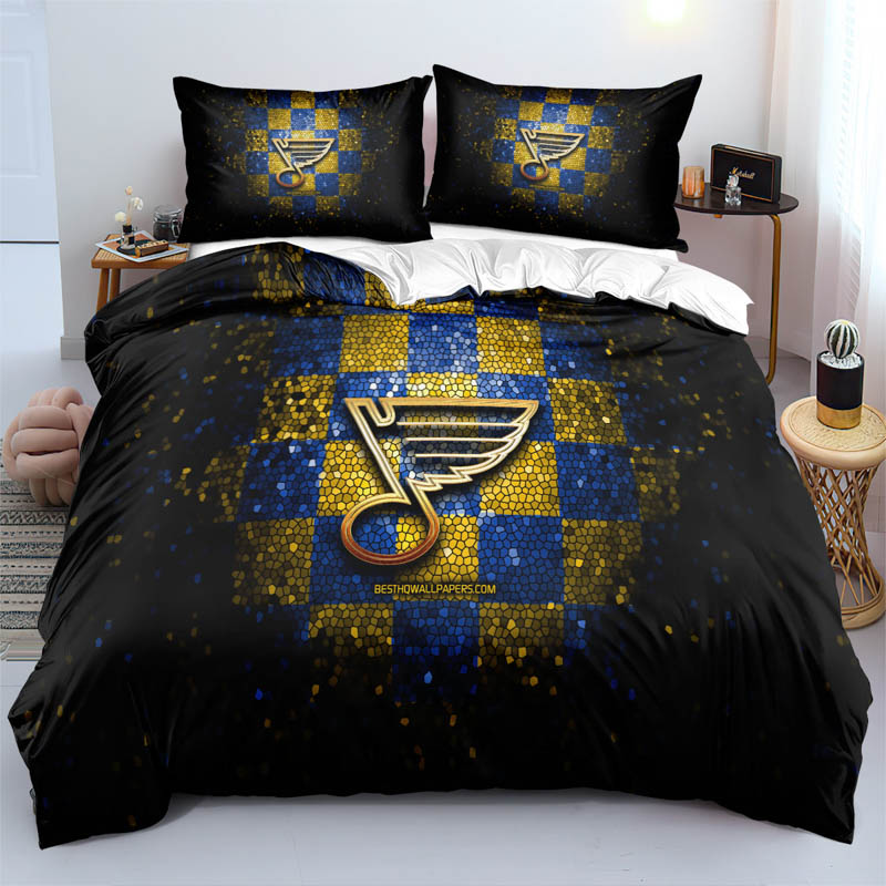 St Louis Blues Bed Sets Quilt Sets Quilt Bedroom Bedding Sets