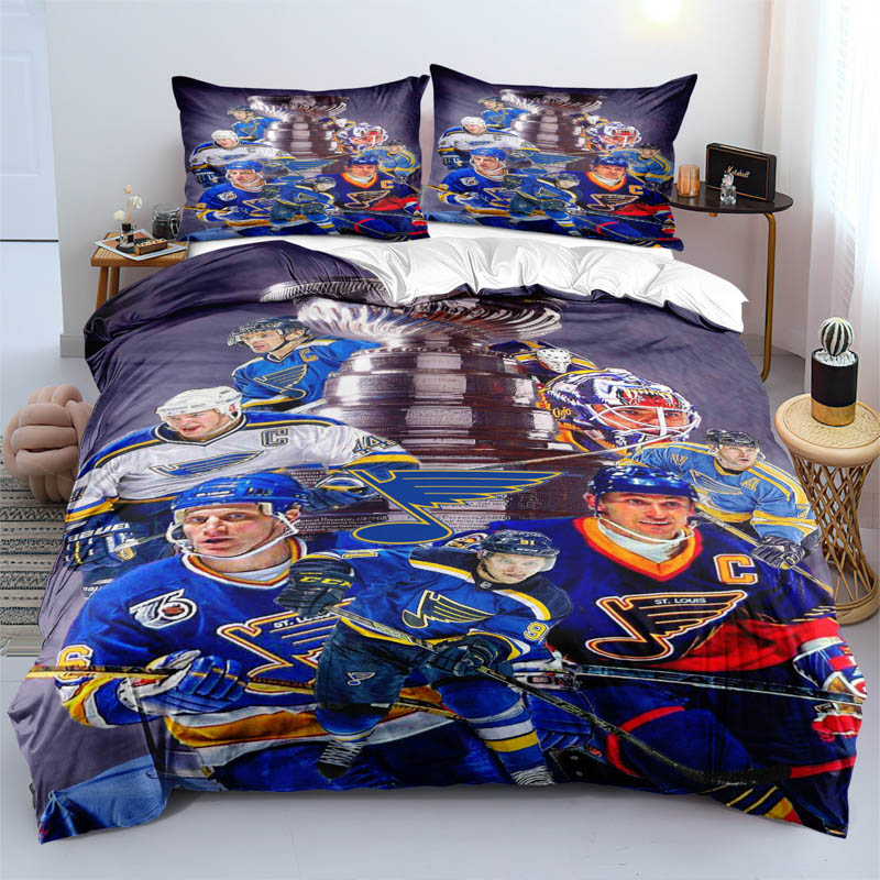 St Louis Blues Bed Sets Quilt Sets Quilts Bedroom Bedding Sets