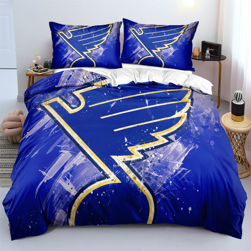 St Louis Blues Bedding Sets Quilt Set Quilts Bedroom Bedding Set