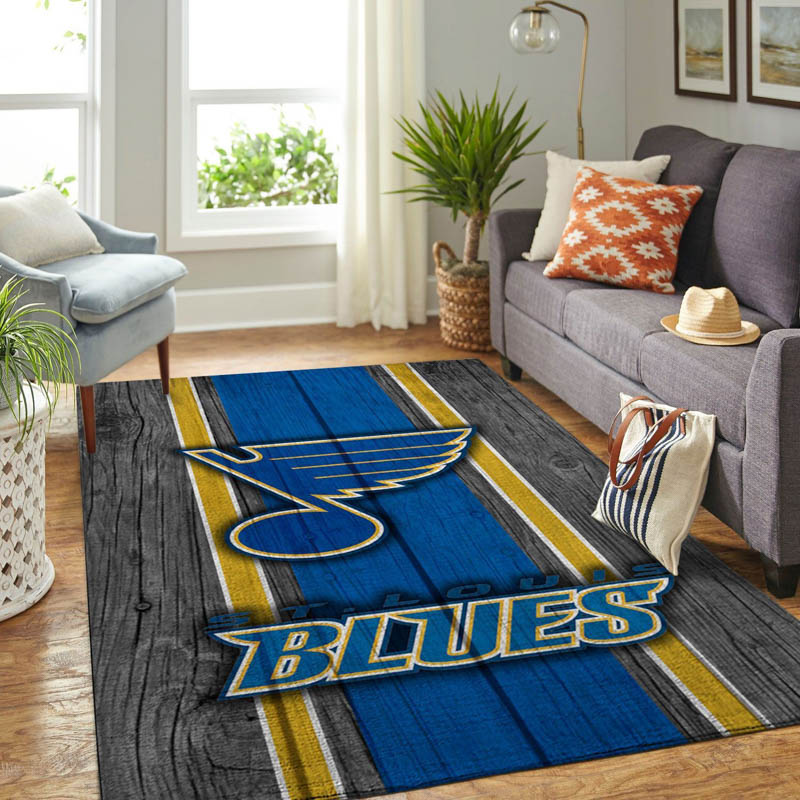 St Louis Blues Rug St Louis Blues Carpet Kitchen Rug Indoor Rug