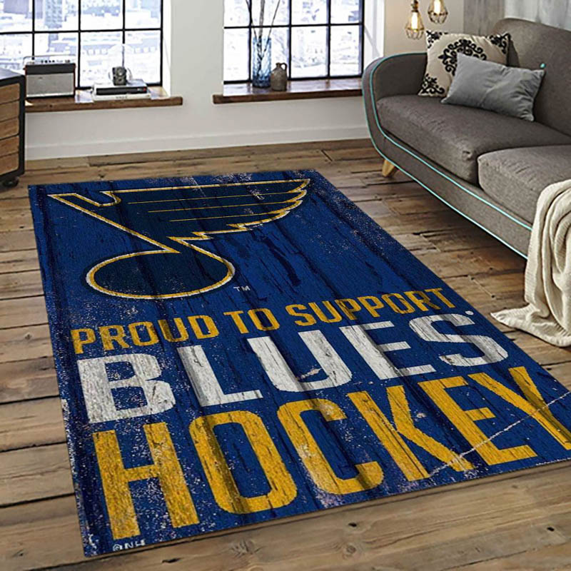St Louis Blues Rug St Louis Blues Carpet Living Room Rug Indoor Rug