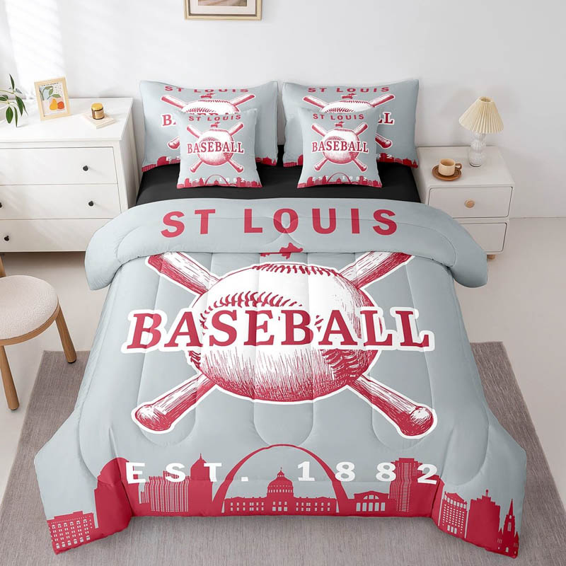 St Louis Cardinals Bed Sets Quilt Sets Quilt Bedroom Bedding Set