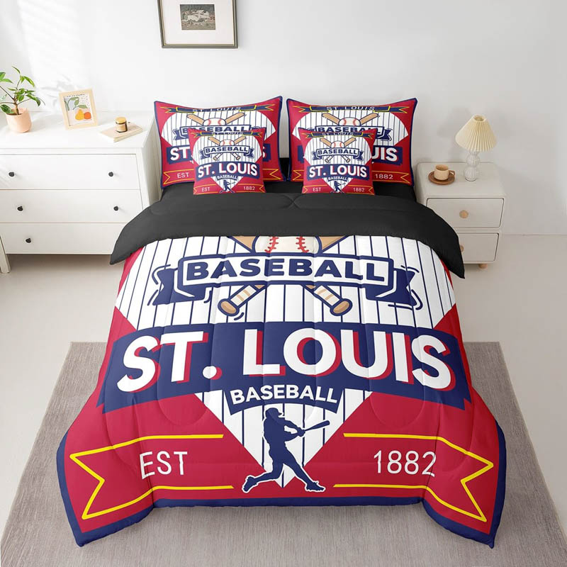 St Louis Cardinals Bedding Sets Quilt Set Quilt Bedroom Bedding Set