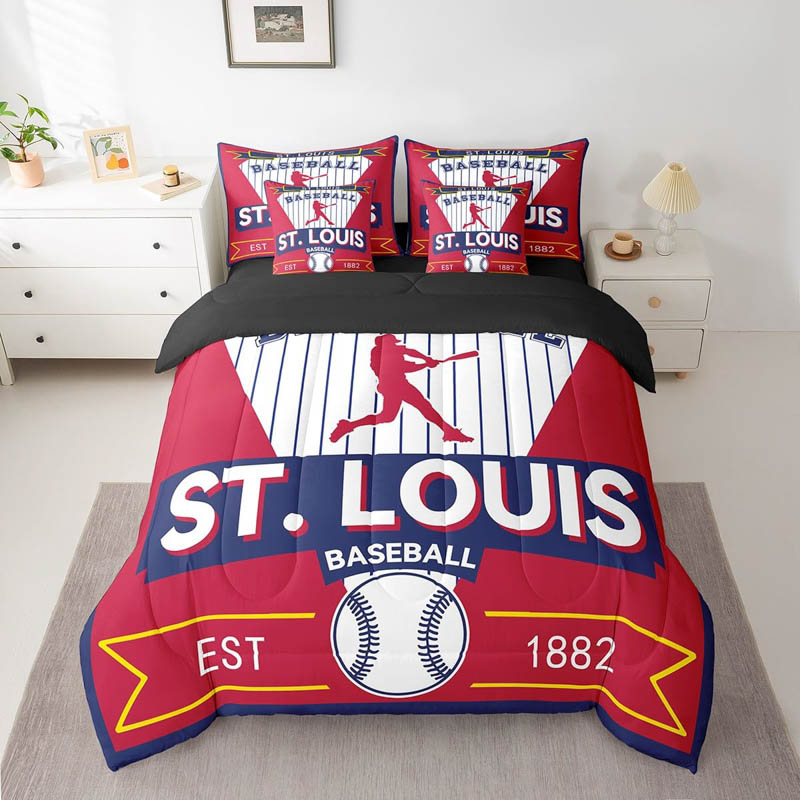 St Louis Cardinals Bedding Sets Quilt Set Quilt Bedroom Bedding Sets