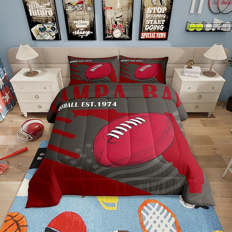 Tampa Bay Buccaneers Bed Set Quilt Set Quilt Bedroom Bedding Sets