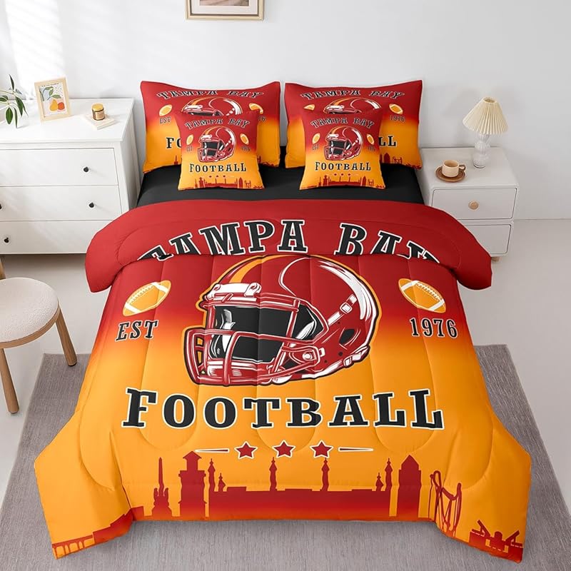 Tampa Bay Buccaneers Bed Set Quilt Set Quilts Bedroom Bedding Sets