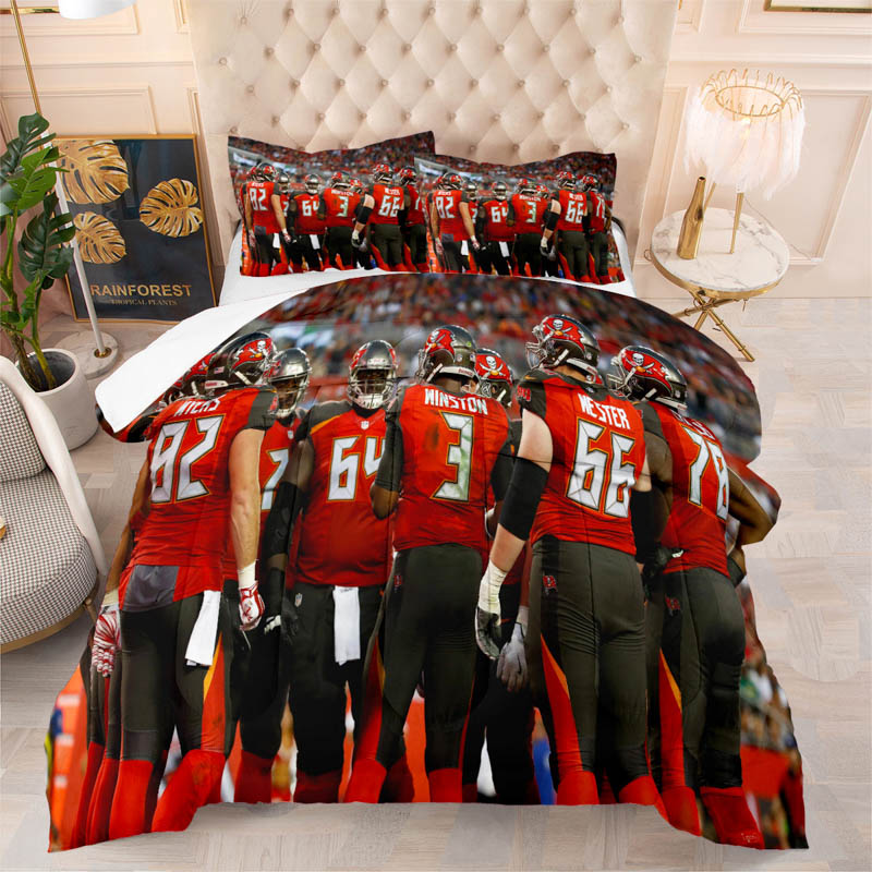 Tampa Bay Buccaneers Bedding Set Quilt Set Quilt Bedroom Bedding Sets