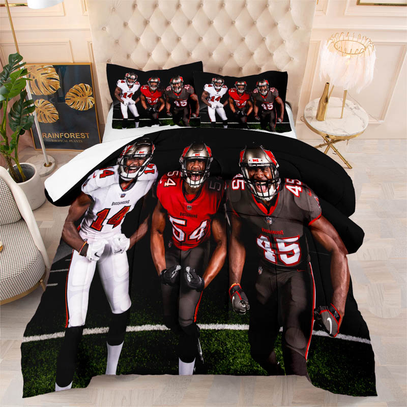 Tampa Bay Buccaneers Bedding Set Quilt Set Quilts Bedroom Bedding Set