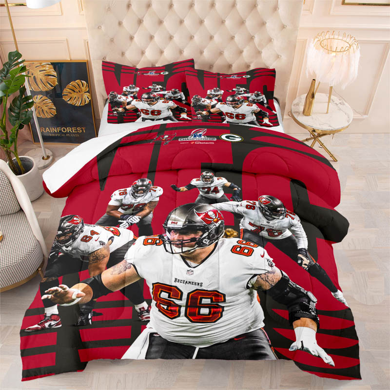 Tampa Bay Buccaneers Bedding Set Quilt Sets Quilt Bedroom Bedding Set