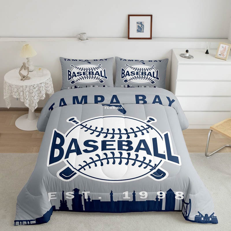 Tampa Bay Rays Bed Set Quilt Set Quilts Bedroom Bedding Set