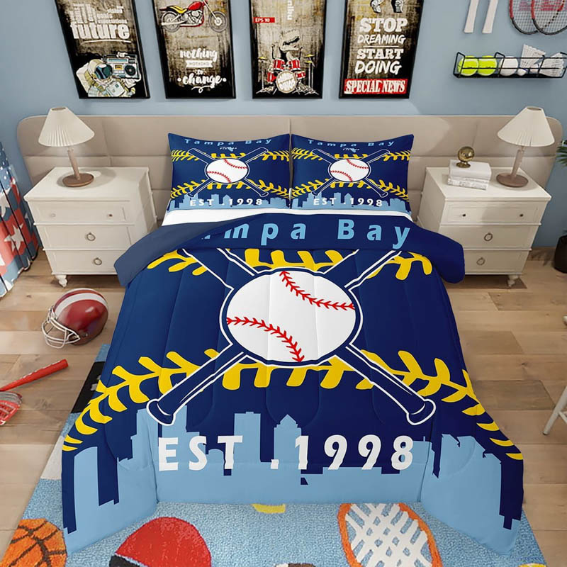 Tampa Bay Rays Bed Sets Quilt Set Quilt Bedroom Bedding Sets