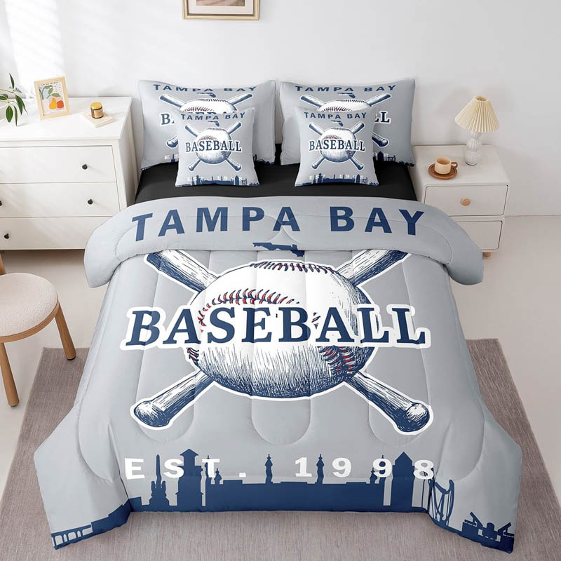 Tampa Bay Rays Bed Sets Quilt Set Quilts Bedroom Bedding Set
