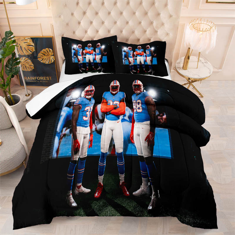 Tennessee Titans Bed Set Quilt Set Quilt Bedroom Bedding Set