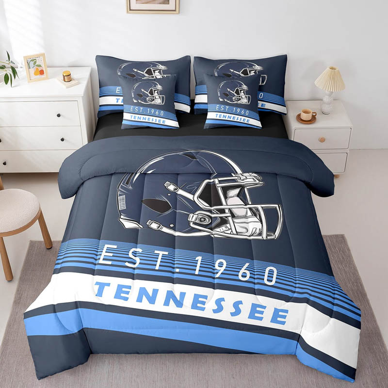 Tennessee Titans Bedding Set Quilt Sets Quilt Bedroom Bedding Sets