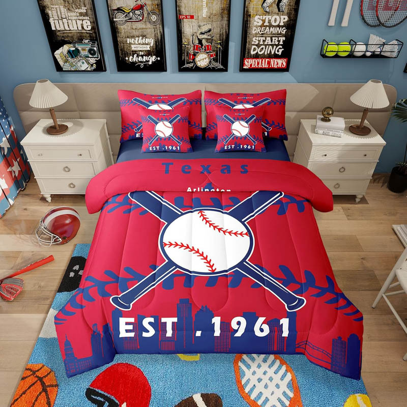 Texas Rangers Bed Set Quilt Sets Quilts Bedroom Bedding Set