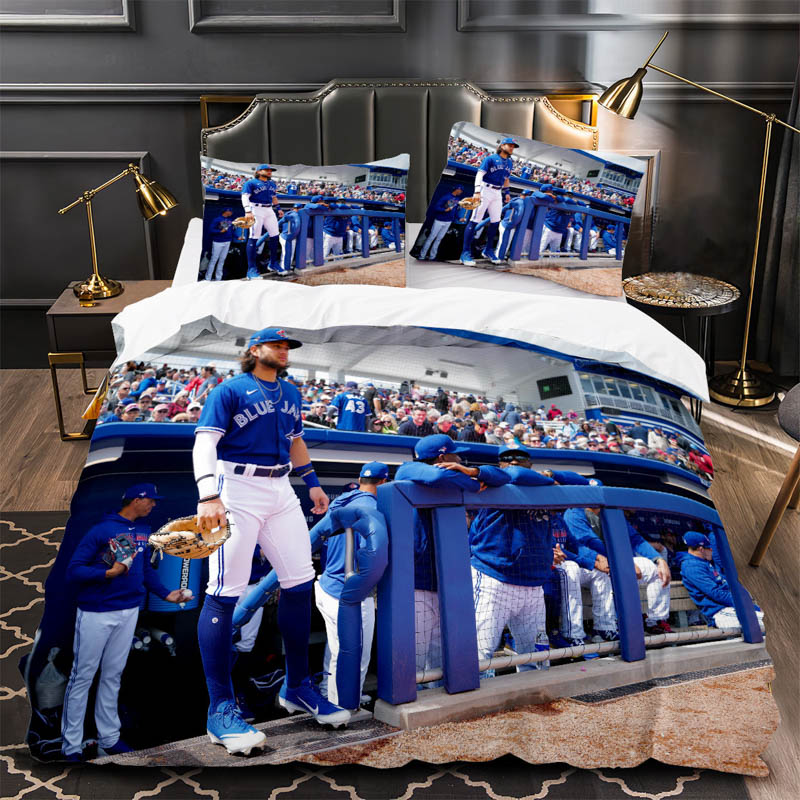 Toronto Blue Jays Bed Set Quilt Set Quilts Bedroom Bedding Set