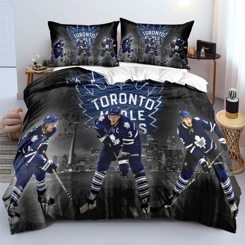 Toronto Maple Leafs Bed Set Quilt Set Quilt Bedroom Bedding Set